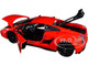 Lamborghini Gallardo Superleggera Red Black Stripes Hyper-Spec Series 1/24 Diecast Model Car Jada 32945