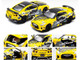 Nissan GT-R R35 RHD Right Hand Drive #73 Yellow with Graphics Dunlop Simola Hillclimb 1st Special Edition Limited Edition 1200 pieces 1/64 Diecast Model Car Era Car NS21GTRRF56
