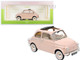 1968 Fiat 500L Pink Special BIRTH Packaging My First Collectible Car 1/18 Diecast Model Car Norev 187774