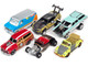 Street Freaks 2021 Set A of 6 Cars Release 2 1/64 Diecast Model Cars Johnny Lightning JLSF020 A