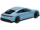 Porsche Taycan Turbo S Frozen Blue Metallic Limited Edition 1800 pieces Worldwide 1/64 Diecast Model Car True Scale Miniatures MGT00225
