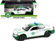 2006 Dodge Charger Police Car White Green Carabineros de Chile 1/43 Diecast Model Car Greenlight 86605