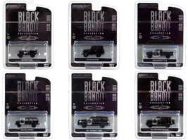 Black Bandit 6 piece Set Series 25 1/64 Diecast Model Cars Greenlight 28070