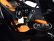 McLaren 600LT Onyx Black and Carbon 1/18 Model Car Autoart 76081