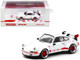 Porsche RWB Backdate White Red Stripes 1/64 Diecast Model Car Tarmac Works T64-046-WH