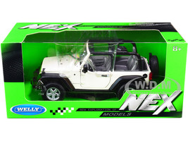 Jeep Wrangler Rubicon White NEX Models 1/24 Diecast Model Car Welly 22489
