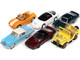 Classic Gold Collection 2021 Set B of 6 Cars Release 2 1/64 Diecast Model Cars Johnny Lightning JLCG025 B