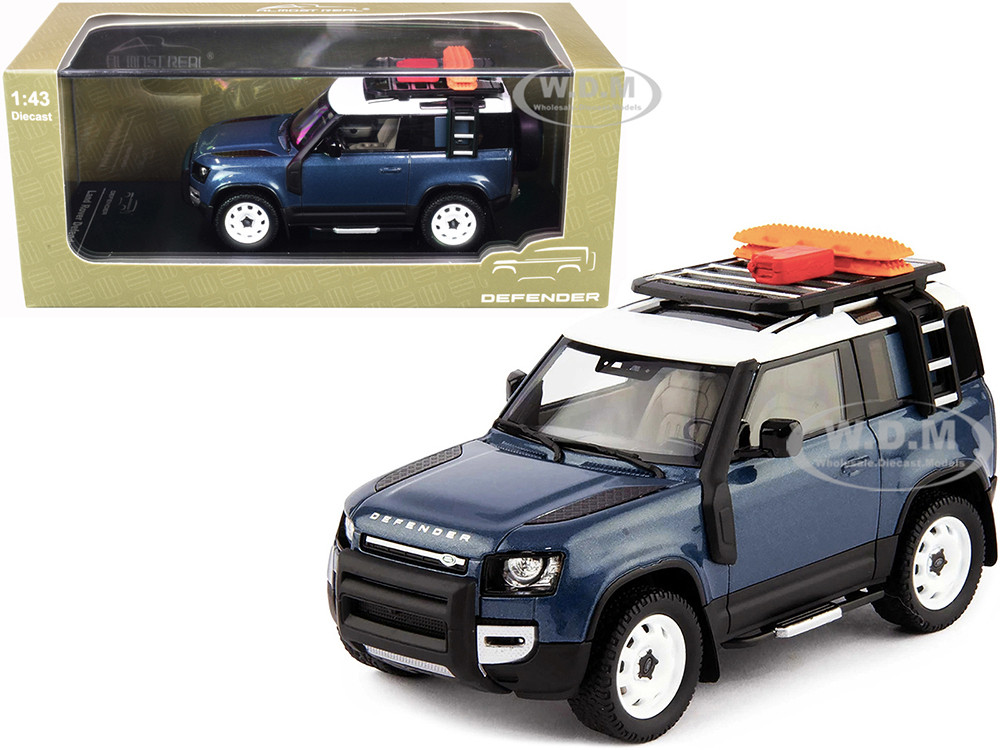 1/18 Almost REAL Land Rover Defender 110 2020 Diecast Model Toys Car Gifts White 