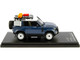 2020 Land Rover Defender 90 2-Door Roof Rack Accessories Tasman Blue Metallic 1/43 Diecast Model Car Almost Real 410702