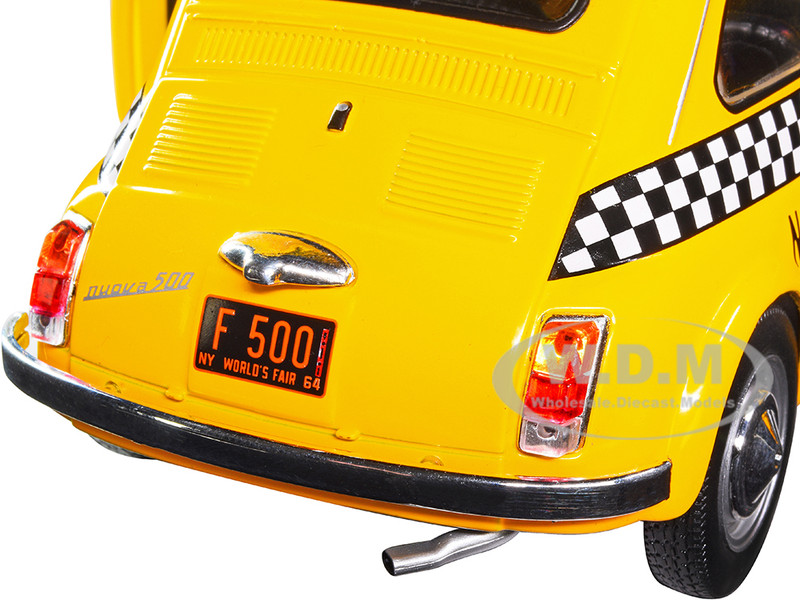 Bburago FIAT 500 タクシー 1/18 フィアット500タクシー（イエロー） - アメリカン＆カントリー