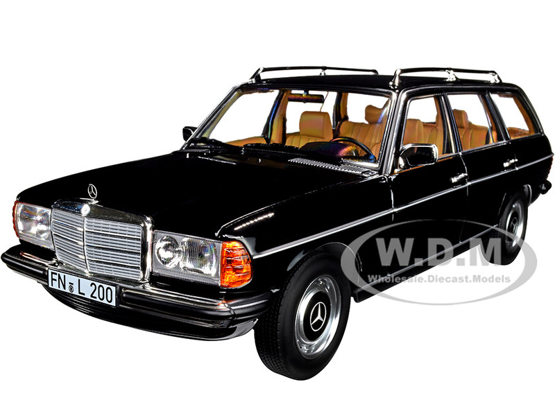 1982 Mercedes Benz 200 T Black 1/18 Diecast Model Car Norev 183735