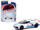 2020 Chevrolet Corvette C8 Stingray #145 White Blue Stripes Greenlight Muscle Series 25 1/64 Diecast Model Car Greenlight 13300 E