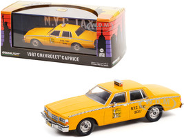 1987 Chevrolet Caprice Yellow N.Y.C. Taxi New York City 1/43 Diecast Model Car Greenlight 86611