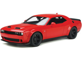 2021 Dodge Challenger Super Stock Red USA Exclusive Series 1/18 Model Car GT Spirit for ACME US042