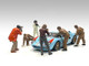 Race Day 1 6 piece Figurine Set for 1/18 Scale Models American Diorama 76283 76284 76285 76286 76287 76288 Race Day 1 6 piece Figurine Set for 1/18 Scale Models American Diorama 76283 76284 76285 76286 76287 76288