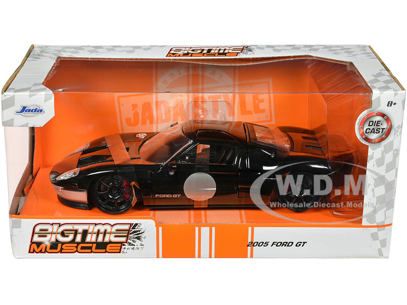 2005 FORD GT BLACK & SILVER 