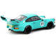 RWB Backdate #51 Turquoise Blue RAUH-Welt BEGRIFF 1/43 Diecast Model Car Tarmac Works T43-018-BL51