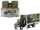 2013 International DuraStar Box Van U.S. Army Black and Silver H.D. Trucks Series 3 1/64 Diecast Model Greenlight 33030 B