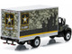 2013 International DuraStar Box Van U.S. Army Black and Silver H.D. Trucks Series 3 1/64 Diecast Model Greenlight 33030 B
