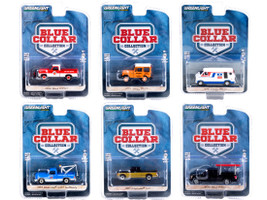 Blue Collar Collection Set of 6 pieces Series 9 1/64 Diecast Model Cars Greenlight 35200