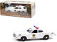 1975 Dodge Coronet White Hazzard County Sheriff 1/24 Diecast Model Car Greenlight 84104