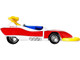 Spider Machine GP-7 White Metallic and Red Metallic Marvel Diecast Model Car Hot Wheels GRL76