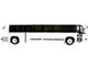 1999 TMC RTS Transit Bus Blank White The Vintage Bus & Motorcoach Collection 1/87 HO Diecast Model Iconic Replicas 87-0320