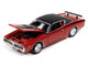 1971 Dodge Charger Super Bee Red with Black Top and 1971 Chevrolet Monte Carlo SS Cranberry Red Class of 1971 Set of 2 Cars 1/64 Diecast Model Cars Johnny Lightning JLPK014 JLSP171 A