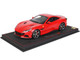 Ferrari Portofino M Closed Roof Rosso Corsa 322 Red with DISPLAY CASE Limited Edition to 152 pieces Worldwide 1/18 Model Car BBR P18197 B