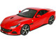 Ferrari Portofino M Closed Roof Rosso Corsa 322 Red with DISPLAY CASE Limited Edition to 152 pieces Worldwide 1/18 Model Car BBR P18197 B