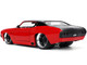 1971 Chevrolet Chevelle SS Black and Red Bigtime Muscle Series 1/24 Diecast Model Car Jada 33041