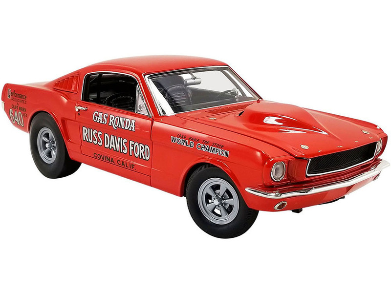 1965 Ford Mustang A/FX Gas Ronda Russ David Ford Limited Edition 1260 pieces Worldwide 1/18 Diecast Model Car ACME A1801840