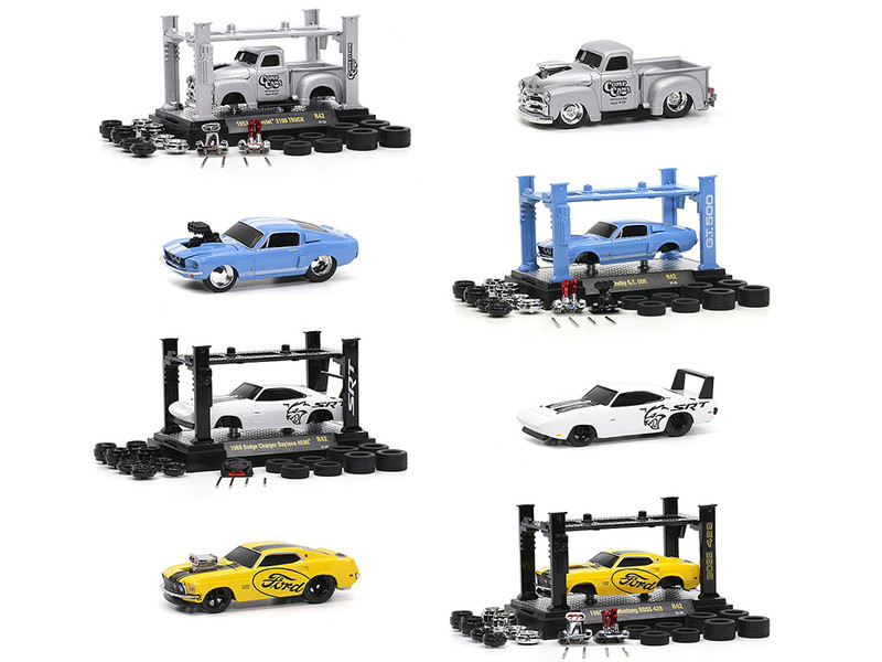 Model Kit 4 piece Car Set Release 42 Limited Edition 9400 pieces Worldwide 1/64 Diecast Model Cars M2 Machines 37000-42