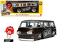 1965 Ford Econoline Bus Brown Metallic Silver Red M&M's Diecast Figurine Hollywood Rides Series 1/24 Diecast Model Car Jada 32027