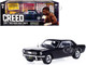 1967 Ford Mustang Coupe Matt Black Adonis Creed's Creed 2015 Movie 1/43 Diecast Model Car Greenlight 86615