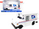 USPS LLV Long Life Postal Delivery Vehicle White with Stripes United States Postal Service 1/24 Diecast Model Greenlight 51412