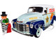 1948 Chevrolet Panel Police Van Mr. Monopoly Figurine Monopoly 1/18 Diecast Model Car Autoworld AWSS129
