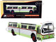 Flxible 53102 Transit Bus #N Roosevelt Blvd Comly Road SEPTA Philadelphia Pennsylvania Light Green Silver White Top Vintage Bus & Motorcoach Collection 1/87 HO Diecast Model Iconic Replicas 87-0290