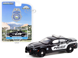 2021 Dodge Charger Black White Stripes Colorado Springs Police 1/64 Diecast Model Car Greenlight 30314