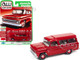 1966 Chevrolet Suburban Red White Interior Muscle Trucks Limited Edition 14600 pieces Worldwide 1/64 Diecast Model Car Autoworld 64322 AWSP073 A