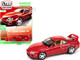 1994 Toyota Supra Super Red Modern Muscle Limited Edition 13904 pieces Worldwide 1/64 Diecast Model Car Autoworld 64322 AWSP075 B