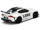 Toyota GR Supra LB WORKS Off White Metallic Black Top Limited Edition 2400 pieces Worldwide 1/64 Diecast Model Car True Scale Miniatures MGT00235