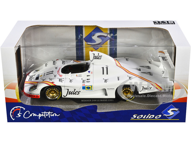 S1805602 SOLIDO Porsche 936 #11 Winner 24h Le Mans 1981 1/18 
