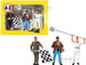 Set of 3 Figurines Robert Photographer Leon Swen Race Director Manfred The Mechanic for 1/43 Scale Models Le Mans Miniatures 43004M