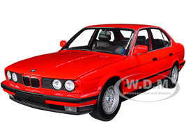 1988 BMW 535i E34 Red 1/18 Diecast Model Car Minichamps 100024006