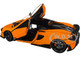 2018 McLaren 600LT Coupe McLaren Orange Black 1/18 Diecast Model Car Solido S1804501