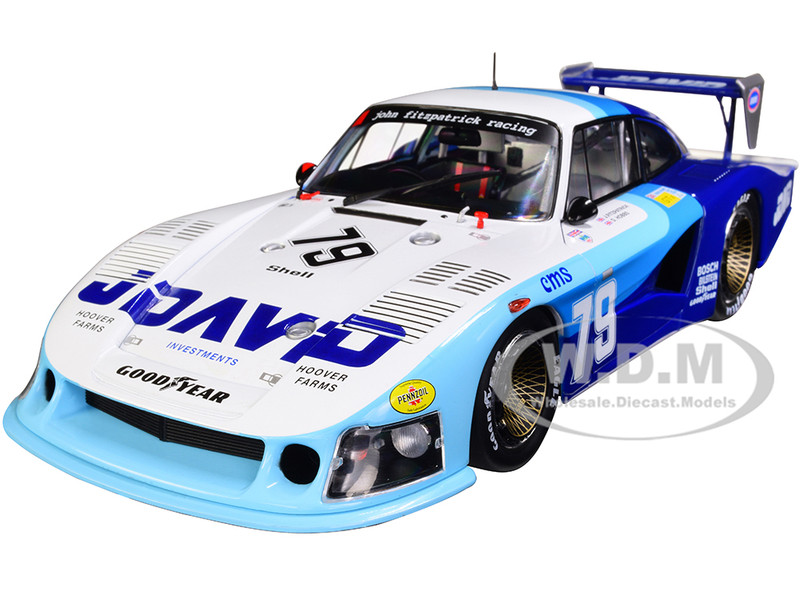 Porsche 935 Moby Dick RHD Right Hand Drive #79 John Fitzpatrick David Hobbs 24H Le Mans 1982 Competition Series 1/18 Diecast Model Car Solido S1805402