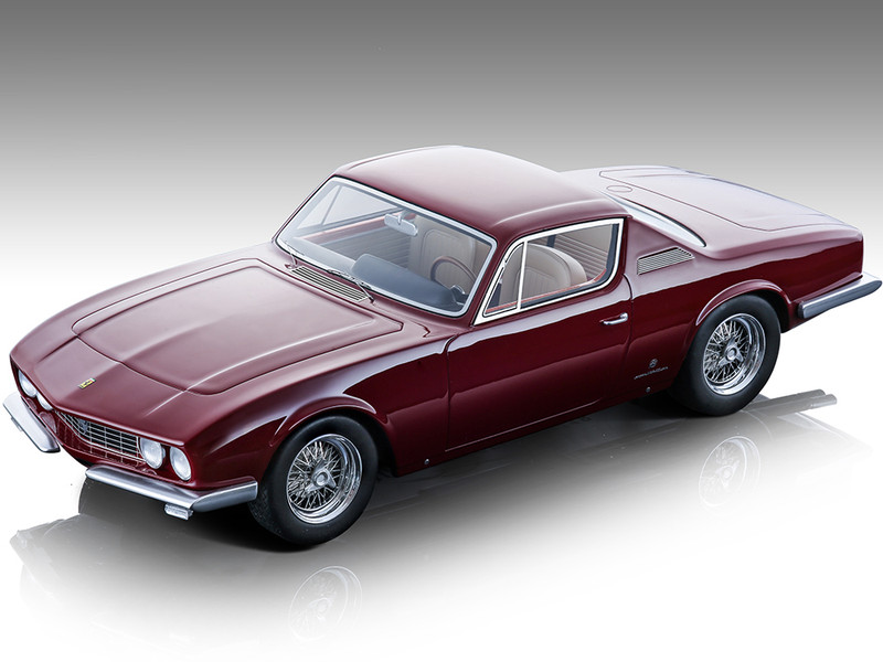 1967 Ferrari 330 GTC Michelotti Coupe Rosso Mugello Red Mythos Series Limited Edition 160 pieces Worldwide 1/18 Model Car Tecnomodel TM18-130A