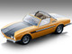 1967 Ferrari 330 GTC Michelotti Convertible Yellow Matt Black Mythos Series Limited Edition 145 pieces Worldwide 1/18 Model Car Tecnomodel TM18-130C