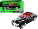 1941 Chevrolet Special Deluxe Convertible Black Red Interior NEX Models 1/24 Diecast Model Car Welly 22411